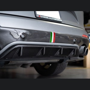 Alfa Romeo Stelvio Rear Diffuser - Carbon Fiber - Quadrifoglio Model